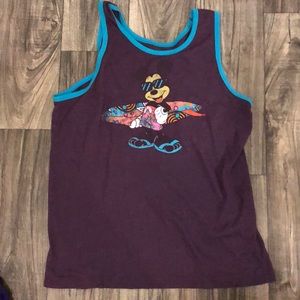 Surfer Mickey tank top
